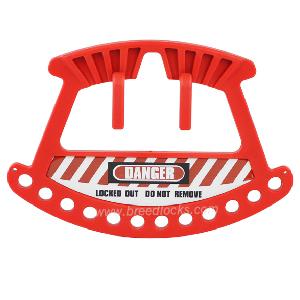 12-Lock Holder Portable Padlocks Plastic Rack for Keys Also