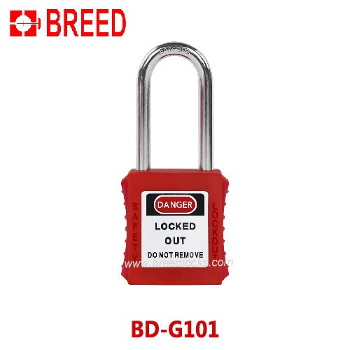 2 Inch Steel Shackle Red Danger Padlock Lockout Tagout Locks B Type