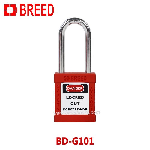 2 Inch Steel Shackle Red Danger Padlock Lockout Tagout Locks E Type 