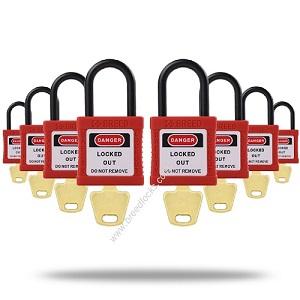 Light Duty Mini Non-Conductive Safety Padlock  